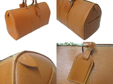 画像をギャラリービューアに読み込む, LOUIS VUITTON ルイヴィトン キーポル45 ボストンバッグ M42978 エピレザー ジパングゴールド 美品 中古 4c070574