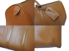 画像をギャラリービューアに読み込む, LOUIS VUITTON ルイヴィトン キーポル45 ボストンバッグ M42978 エピレザー ジパングゴールド 美品 中古 4c070574