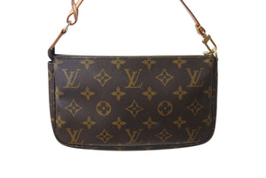 LOUIS VUITTON ルイヴィトン ポシェット アクセソワール アクセサリーポーチ M51980 モノグラム PVC レザー 美品 中古 4c070578