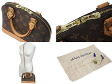 Load image into Gallery viewer, LOUIS VUITTON ルイヴィトン アルマBB ハンドバッグ M53152 ショルダー ２WAY モノグラムキャンバス PVC レザー 美品 中古 4c070580