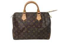 画像をギャラリービューアに読み込む, 極美品 LOUIS VUITTON ルイヴィトン スピーディ30 ハンドバッグ M41526 モノグラムキャンバス ブラウン 中古 4c070581