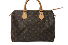画像をギャラリービューアに読み込む, 極美品 LOUIS VUITTON ルイヴィトン スピーディ30 ハンドバッグ M41526 モノグラムキャンバス ブラウン 中古 4c070581