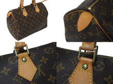 画像をギャラリービューアに読み込む, 極美品 LOUIS VUITTON ルイヴィトン スピーディ30 ハンドバッグ M41526 モノグラムキャンバス ブラウン 中古 4c070581