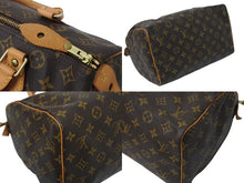 画像をギャラリービューアに読み込む, 極美品 LOUIS VUITTON ルイヴィトン スピーディ30 ハンドバッグ M41526 モノグラムキャンバス ブラウン 中古 4c070581