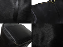 画像をギャラリービューアに読み込む, LOUIS VUITTON ルイヴィトン キーポル55 ボストンバッグ ゴールド金具 M59052 エピレザーブラック 美品 中古 4c070584