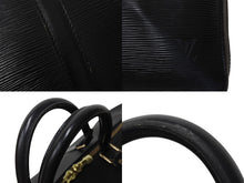 画像をギャラリービューアに読み込む, LOUIS VUITTON ルイヴィトン キーポル55 ボストンバッグ ゴールド金具 M59052 エピレザーブラック 美品 中古 4c070584