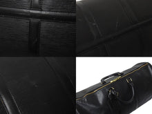 画像をギャラリービューアに読み込む, LOUIS VUITTON ルイヴィトン キーポル55 ボストンバッグ ゴールド金具 M59052 エピレザーブラック 美品 中古 4c070584