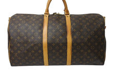 画像をギャラリービューアに読み込む, LOUIS VUITTON ルイヴィトン モノグラム キーポル55 ボストンバッグ ブラウン ロゴ ゴールド金具 M41414 美品 中古 4c070587