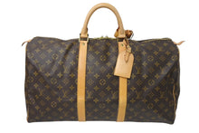 Load image into Gallery viewer, LOUIS VUITTON ルイヴィトン キーポル50 ボストンバッグ M41426 モノグラムキャンバス ブラウン ゴールド金具 美品 中古 4c070588