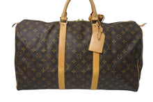 Load image into Gallery viewer, LOUIS VUITTON ルイヴィトン キーポル50 ボストンバッグ M41426 モノグラムキャンバス ブラウン ゴールド金具 美品 中古 4c070588