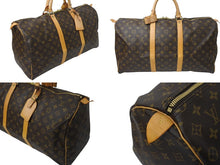 Load image into Gallery viewer, LOUIS VUITTON ルイヴィトン キーポル50 ボストンバッグ M41426 モノグラムキャンバス ブラウン ゴールド金具 美品 中古 4c070588