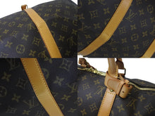 Load image into Gallery viewer, LOUIS VUITTON ルイヴィトン キーポル50 ボストンバッグ M41426 モノグラムキャンバス ブラウン ゴールド金具 美品 中古 4c070588