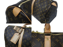 Load image into Gallery viewer, 新品同様 LOUIS VUITTON ルイヴィトン モノグラム キーポル45 ボストンバッグ M41428 ブラウン ゴールド金具 中古 4c070589