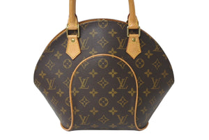 LOUIS VUITTON ルイヴィトン ハンドバッグ M51127 エリプスPM モノグラムキャンバス ブラウン ゴールド金具 美品 中古 4c070590