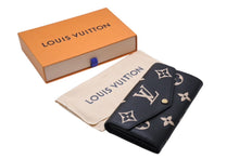 Load image into Gallery viewer, 新品未使用 LOUIS VUITTON ルイヴィトン モノグラム アンプラント バイカラー ポルトフォイユ サラ ゴールド金具 M80496 中古 4c070603