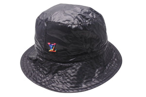 LOUIS VUITTON Bonnet Bucket Hat MP2877 Virgil Abloh Black Multicolor Nylon Good Condition Used 4c070605