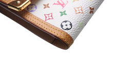 Load image into Gallery viewer, LOUIS VUITTON ルイヴィトン 長財布 M92659 ポルトトレゾール インターナショナル 村上隆 ホワイト マルチカラー PVC 美品 中古 4c070608