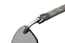 画像をギャラリービューアに読み込む, Cartier カルティエ リムレス メガネ フレーム 度入り 6239904 プラスチック メタル ホワイト シルバー金具 美品 中古 4c070612