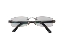 画像をギャラリービューアに読み込む, Cartier カルティエ メガネ リムレス フチなし 度入り 4639704 フランス製 プラスチック メタル ブラック □20 美品 中古 4c070613