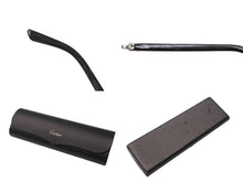 画像をギャラリービューアに読み込む, Cartier カルティエ メガネ リムレス フチなし 度入り 4639704 フランス製 プラスチック メタル ブラック □20 美品 中古 4c070613