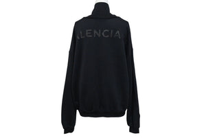 BALENCIAGA バレンシアガ スウェット タートルネック トップス TS10 492263 TXK31 ブラック サイズS 美品 中古 4c070627