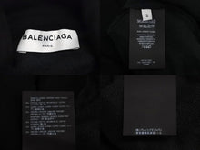 Load image into Gallery viewer, BALENCIAGA バレンシアガ スウェット タートルネック トップス TS10 492263 TXK31 ブラック サイズS 美品 中古 4c070627