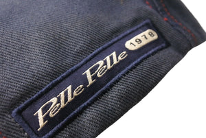 PELLE PELLE ペレペレ ハンチングキャップ 帽子 デニム 50LZ4 KOREA製 コットン ポリエステル ブルー 美品 中古 4c070628