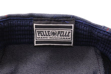 Load image into Gallery viewer, PELLE PELLE ペレペレ ハンチングキャップ 帽子 デニム 50LZ4 KOREA製 コットン ポリエステル ブルー 美品 中古 4c070628