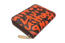 画像をギャラリービューアに読み込む, LOUIS VUITTON ルイヴィトン モノグラム グラフィティ ジッピーコインパース M93708 オレンジ コインケース PVC 美品 中古 4c070634
