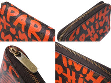 画像をギャラリービューアに読み込む, LOUIS VUITTON ルイヴィトン モノグラム グラフィティ ジッピーコインパース M93708 オレンジ コインケース PVC 美品 中古 4c070634