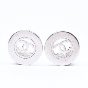 CHANEL シャネル VINTAGE ヴィンテージ ココマーク イヤリング 重量約14.24g 97A刻印 メタル シルバー 両耳用 美品 中古 4c070657