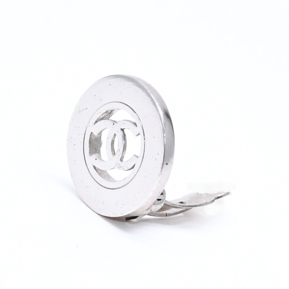 CHANEL シャネル VINTAGE ヴィンテージ ココマーク イヤリング 重量約14.24g 97A刻印 メタル シルバー 両耳用 美品 中古 4c070657