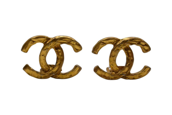 CHANEL シャネル ココマーク イヤリング 重量約10.0g ゴールド メタル VINTAGE ヴィンテージ 両耳用 美品 中古 4c070664