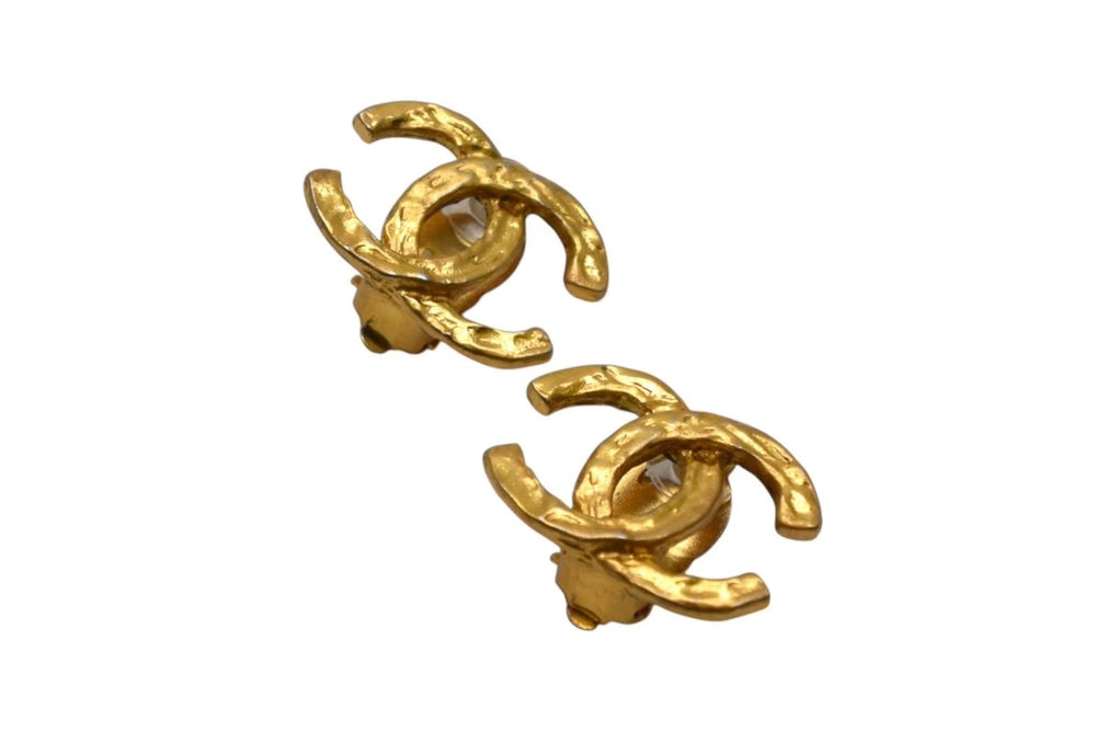 CHANEL シャネル ココマーク イヤリング 重量約10.0g ゴールド メタル VINTAGE ヴィンテージ 両耳用 美品 中古 4c070664