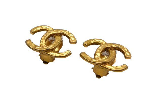 CHANEL シャネル ココマーク イヤリング 重量約10.0g ゴールド メタル VINTAGE ヴィンテージ 両耳用 美品 中古 4c070664