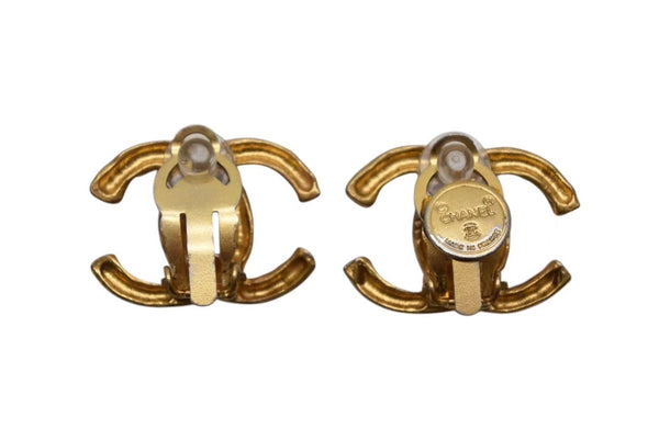 CHANEL シャネル ココマーク イヤリング 重量約10.0g ゴールド メタル VINTAGE ヴィンテージ 両耳用 美品 中古 4c070664