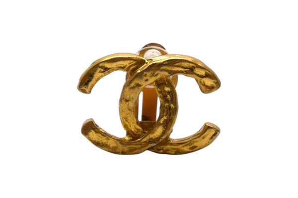 CHANEL シャネル ココマーク イヤリング 重量約10.0g ゴールド メタル VINTAGE ヴィンテージ 両耳用 美品 中古 4c070664