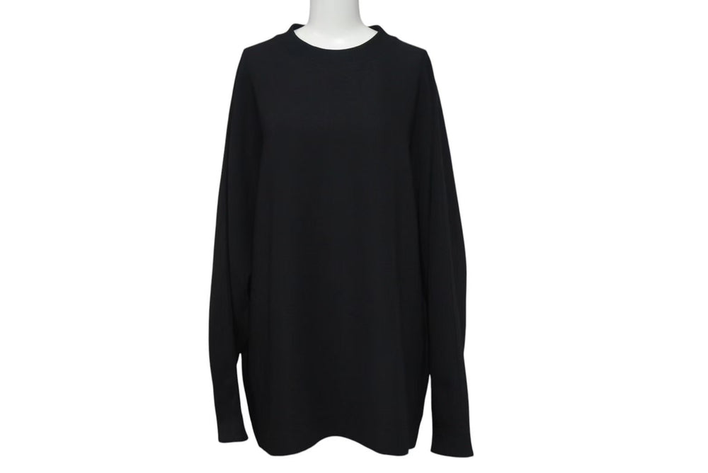 UNITED ARROWS & SONS by DAISUKE OBANA ESEENS ユナイテッドアローズアンドサンズ クルーネックロングスリーブシャツ ブラック Lサイズ 5512-299-0611 美品 中古 4c070690