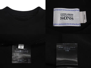 UNITED ARROWS & SONS by DAISUKE OBANA ESEENS United Arrows and Sons Crew Neck Long Sleeve Shirt Black L Size 5512-299-0611 Good Condition Used 4c070690