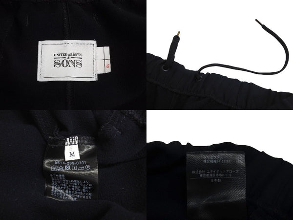 UNITED ARROWS&SONS by DAISUKE OBANA United Arrows Suns Daisuke Obana Track Pants, Size M, Black, Excellent Condition, Used, 4c070693