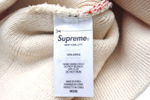 Load image into Gallery viewer, 新品未使用 Supreme シュプリーム FUCK MONEY BEANIE ファックマニービーニー ワンサイズ ベージュ レッド 中古 4c070697