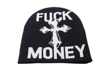 Load image into Gallery viewer, 新品未使用 Supreme シュプリーム FUCK MONEY BEANIE ファックマニービーニー ワンサイズ ブラック 中古 4c070698