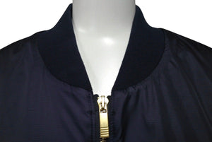THOM BROWNE Track Jacket MJT171A-03215415 Size 2 Navy Polyester Good Condition Used 4c070725