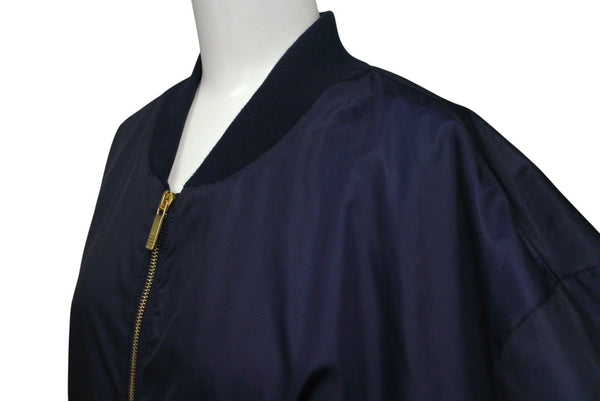 THOM BROWNE Track Jacket MJT171A-03215415 Size 2 Navy Polyester Good Condition Used 4c070725