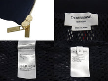 Load image into Gallery viewer, THOM BROWNE トムブラウン トラックジャケット MJT171A-03215415 サイズ2 ネイビー ポリエステル 美品 中古 4c070725