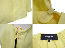 Load image into Gallery viewer, 新品未使用 ROCHAS ロシャス ワンピース トップス R0WU50090A RU118 イタリア製 コットン イエロー サイズ38 中古 4c070732