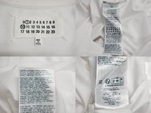 Load image into Gallery viewer, Maison Margiela メゾン マルジェラ logo cotton jersey t shirt ロゴ コットン ジャージー Tシャツ XS 美品 中古 4c070762