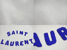 画像をギャラリービューアに読み込む, SAINT LAURENT サンローラン 半袖Tシャツ ブランドロゴ コットン ホワイト 689402 サイズS 美品 中古 4c070767