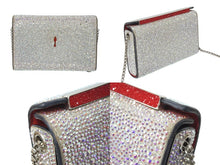 Load image into Gallery viewer, Christian Louboutin クリスチャンルブタン ショルダーバッグ パーティバッグ スワロフスキー 美品 中古 4c070796