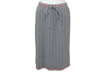 画像をギャラリービューアに読み込む, 極美品 THOM BROWNE トムブラウン 22SS プリーツ スカート FKK096A Y3009055 コットン グレー サイズ36 中古 4c070806